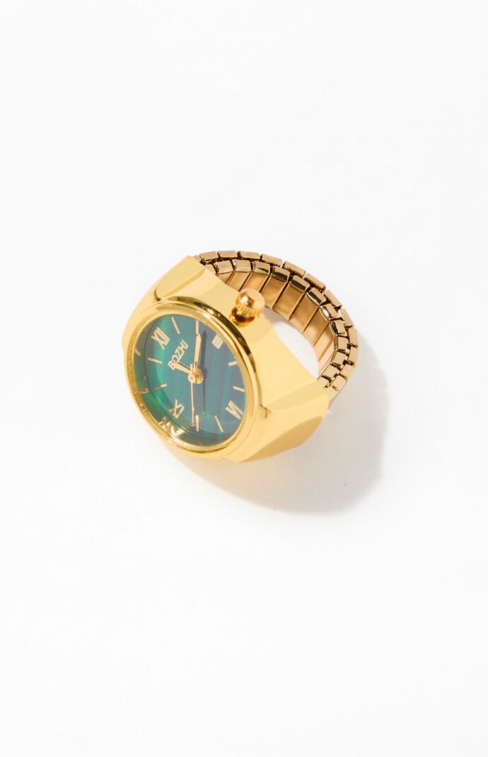Pacsun Gold Circle Watch Ring