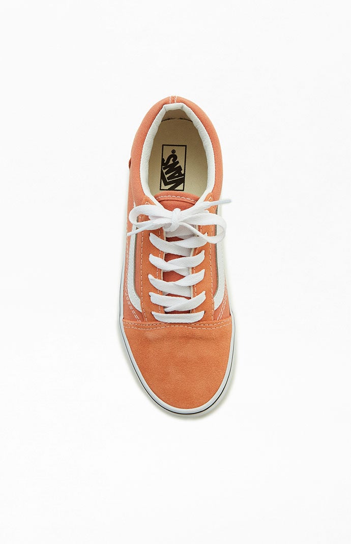 Vans Kids Orange Old Skool Shoes PacSun