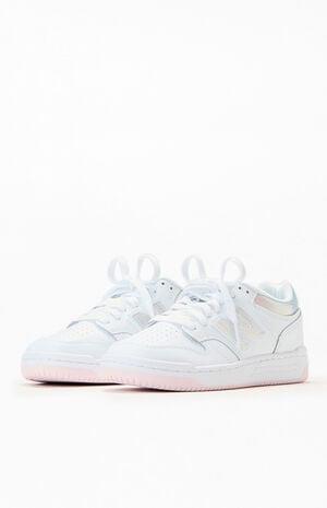Kids White & Pink 480 Shoes image number 2