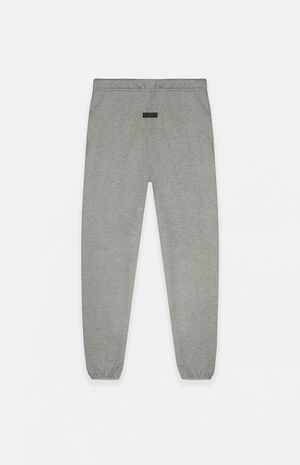 Essentials Dark Heather Oatmeal Sweatpants image number 6