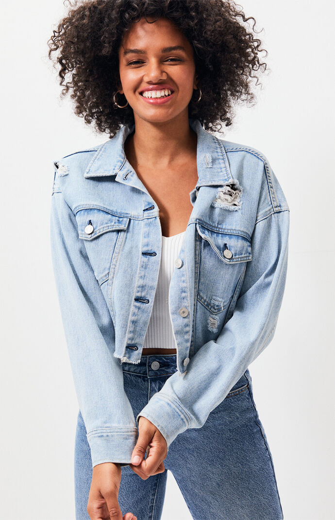 pacsun jean jacket womens