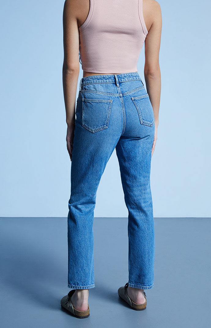 June Blue Mom Jeans PacSun