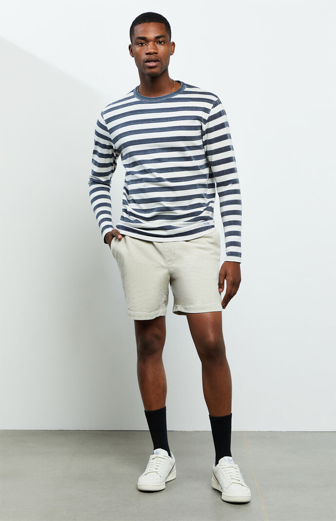 Cream Corduroy Volley Shorts