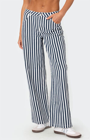 Striped Low Rise Jeans image number 2