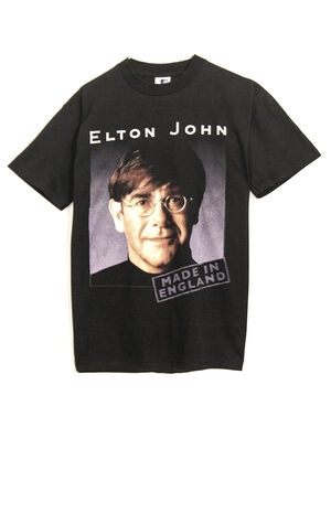 Upcycled Elton John T-Shirt image number 1