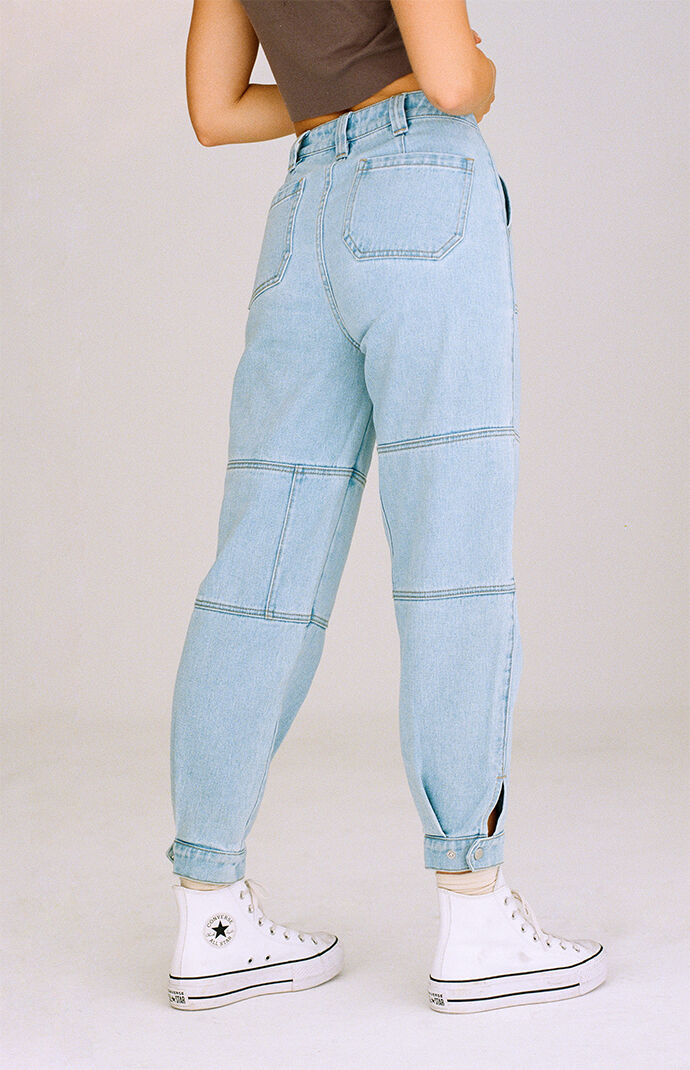 Light Blue Denim Joggers