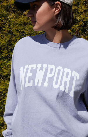 Light Blue Presley Newport Long Sleeve T-Shirt image number 2