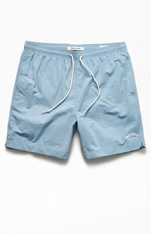 Collegiate Solid 17" Swim Trunks image number 1