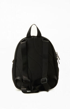 Black Linear Mini Backpack image number 3