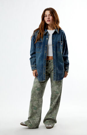 Medium Indigo Denim Carpenter Jacket image number 4