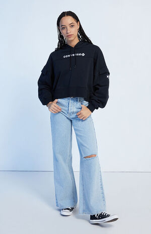Fashion Cropped Hoodie image number 4