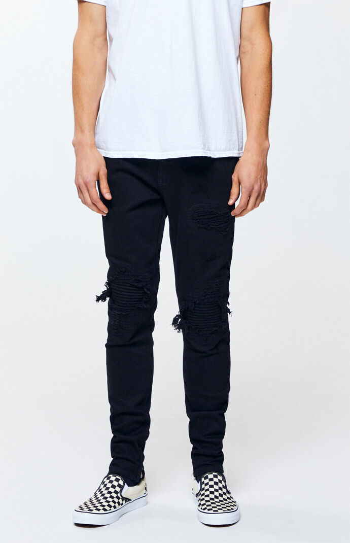 Pacsun skinniest stitch & repair dark jeans hot sale