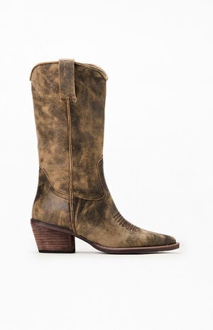 Women's Albany Leather Cowboy Boots Women's Albany Leather Cowboy Boots image number 1