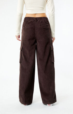 Andrea Corduroy Baggy Cargo Pants image number 4