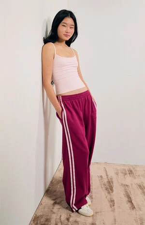 Berry Weekend Fleece Ultra Baggy Sweatpants image number 5