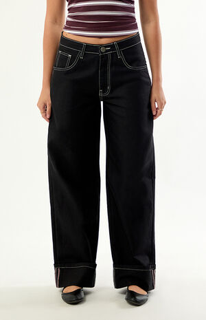 Roll-Up Wide Leg Jeans image number 2