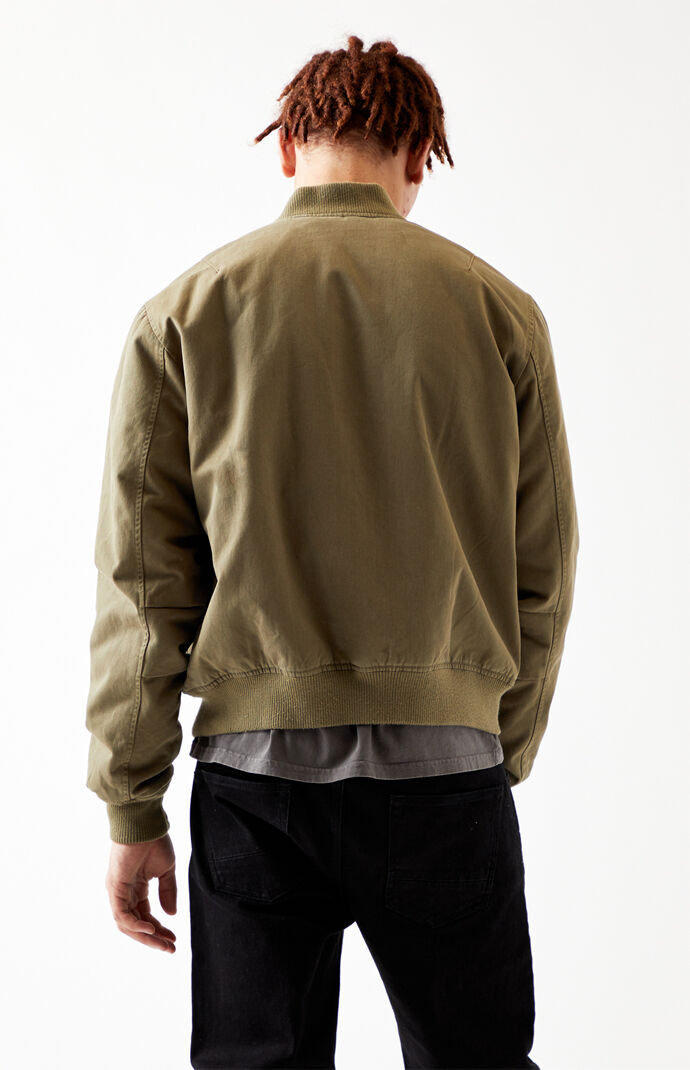 Patched Bomber Jacket