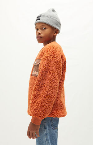 Mango Sherpa Pullover Sweatshirt image number 3