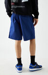 Navy Belted Utility Shorts Navy Belted Utility Shorts image number null