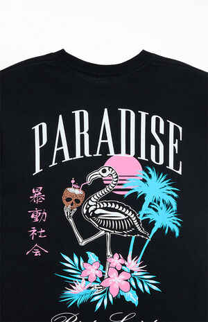 Paradise Flamingo Beach T-Shirt image number 4