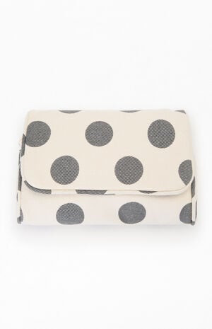 Black & White Polka Dot Makeup Bag image number 1