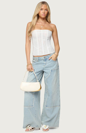 Teela Lacey Low Rise Carpenter Jeans image number 5