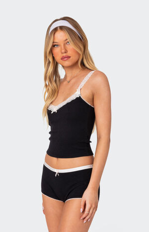 Mariana Pointelle Tank Top image number 4