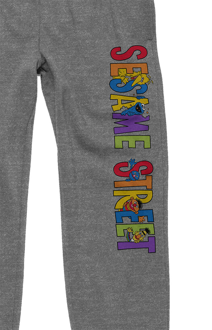 Sesame Street Boys 2-Piece Drawstring Athletic Jogger Pants Set