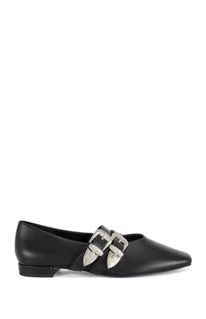 Women's Marius Black Western Ballet Flats image number 1