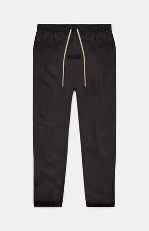 Jet Black Relaxed Trousers image number 6