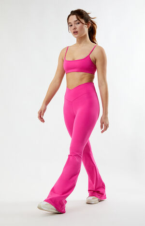 PAC WHISPER Active Crossover Flare Yoga Pants image number 1