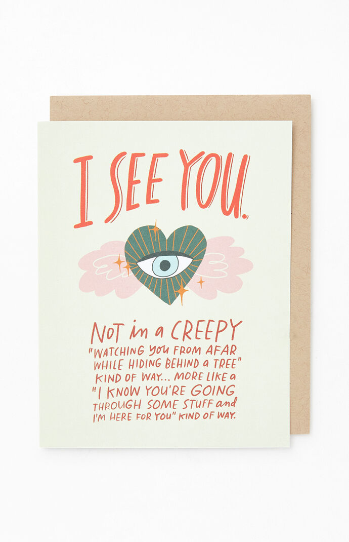 I See You Greeting Card