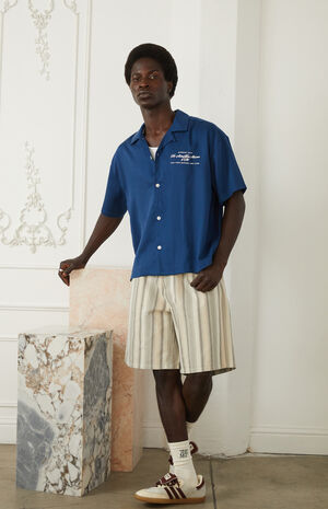 x Pacsun Impresa Cropped Camp Shirt image number 5