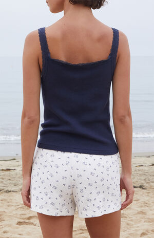 Navy Amaya Tank Top image number 3