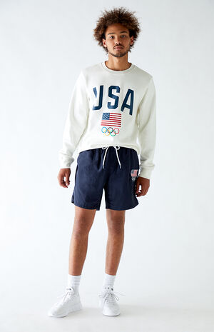 Team USA Rings Nylon Shorts Team USA Rings Nylon Shorts image number null