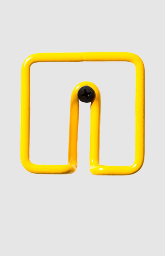 Yellow Square Wall Hook