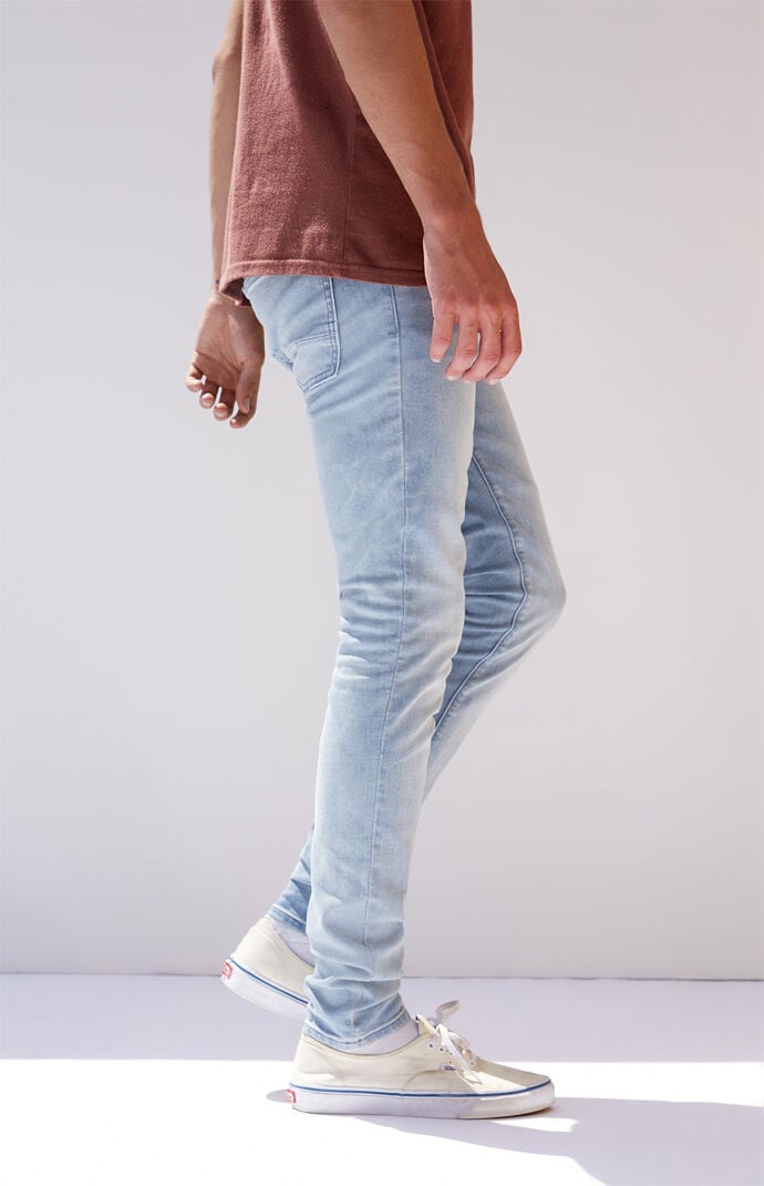 PacSun Light Stacked Skinny Jeans PacSun