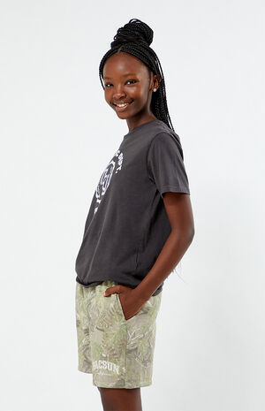 Camo Embroidered Sweat Shorts image number 3