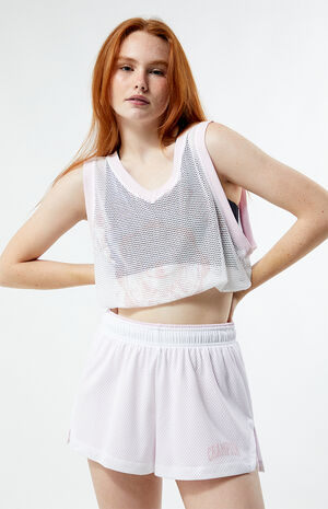 Reversible Mesh Court Basketball Shorts image number 1