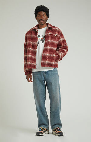 Medium Indigo Wash Baggy Jeans image number 2