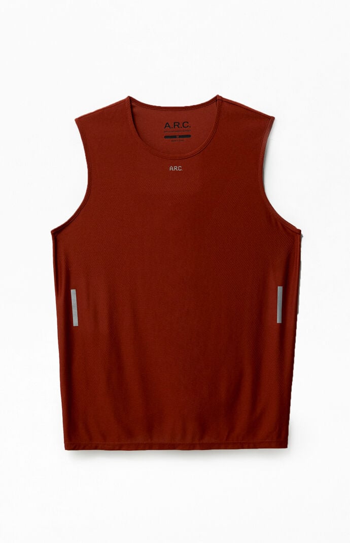 A.R.C. Active Burnt Orange Performance Tank Top