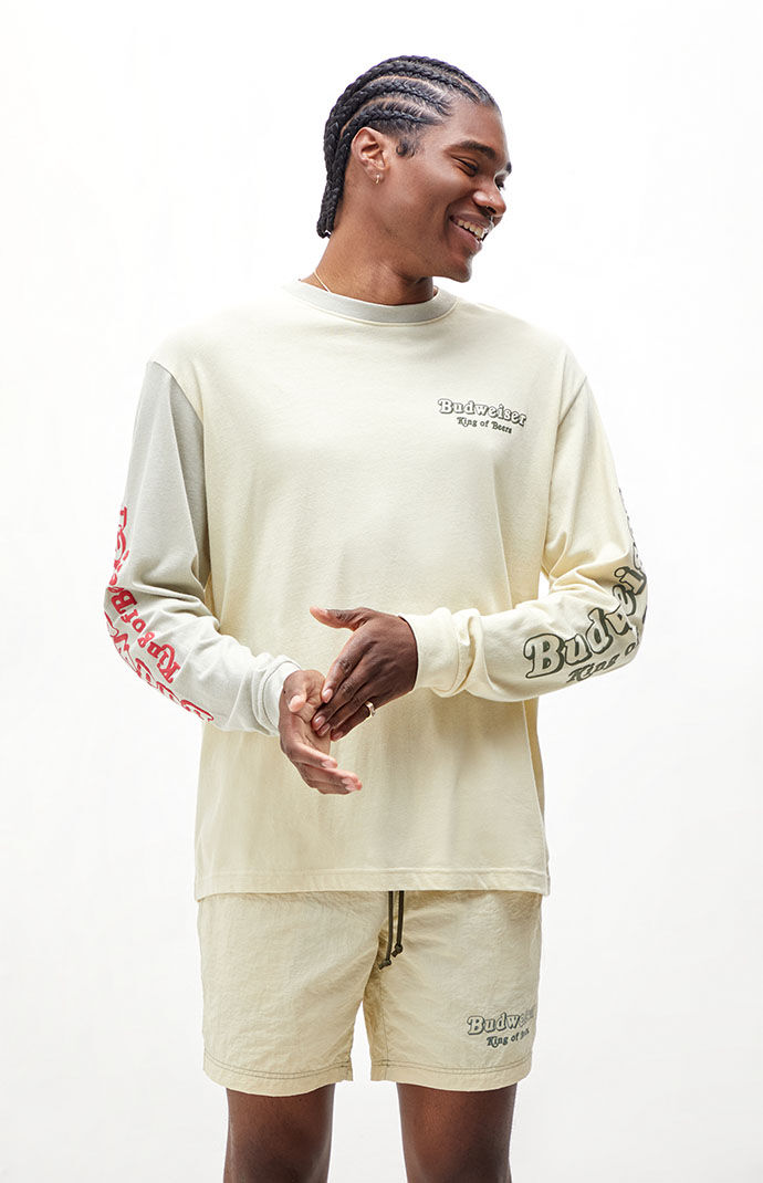 Budweiser By PacSun Reconstructed Long Sleeve T-Shirt | Pacsun