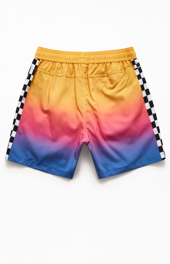 Sunrise Checker 15" Swim Trunks