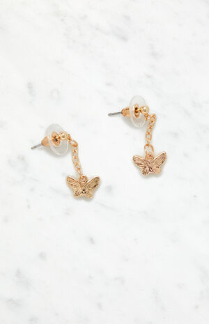 Butterfly Drop Earrings image number 1