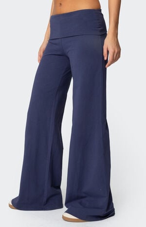 Wide Leg Fold Over Pants image number 4