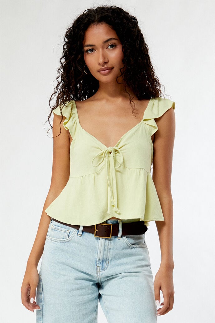 La hearts keyhole smocked top best sale