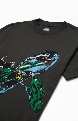 x Carl Jones Washed Black Graphic T-Shirt image number 3