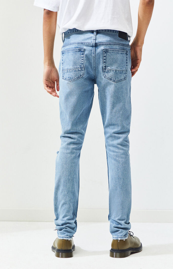 pacsun stacked skinny light jeans