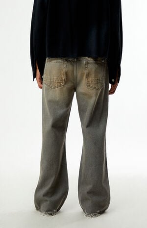 Bennett Baggy Flare Jeans Gray Tint image number 5