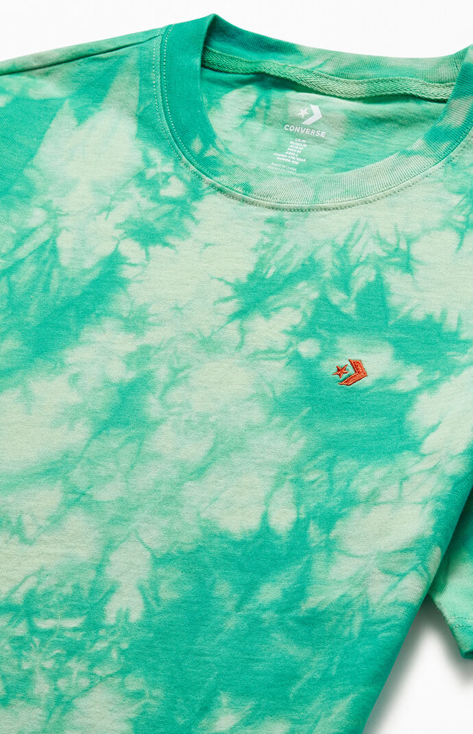 Tie-Dyed Embroidered T-Shirt